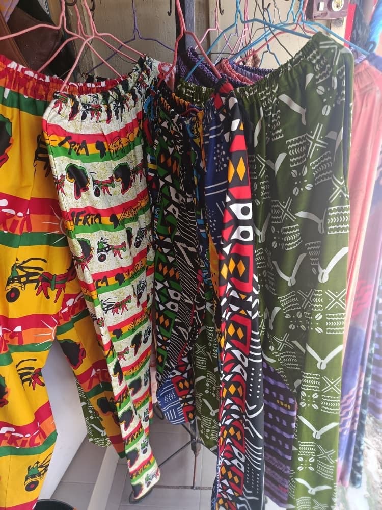 Pantalon en wax