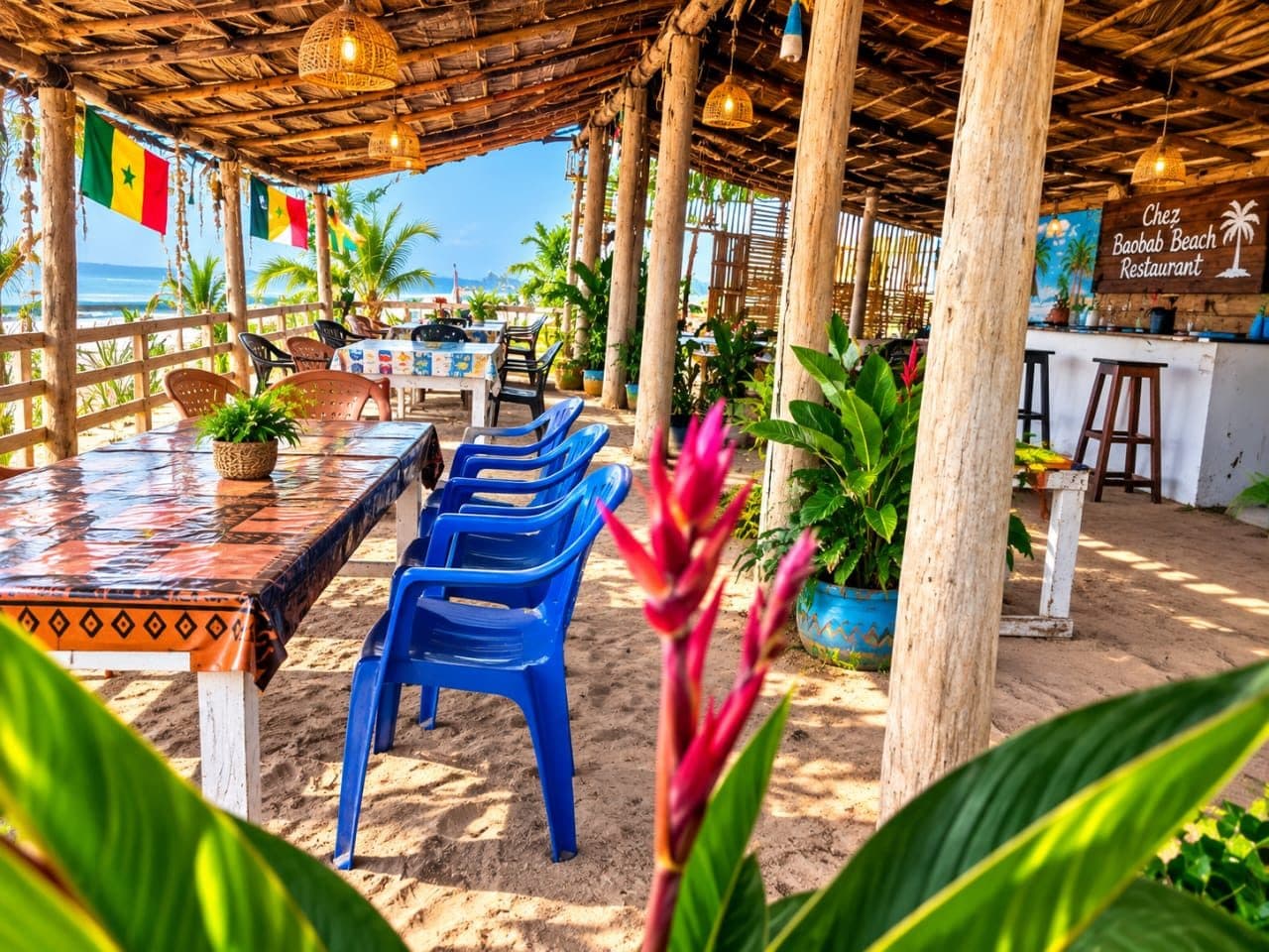 Restaurant baobab Beach