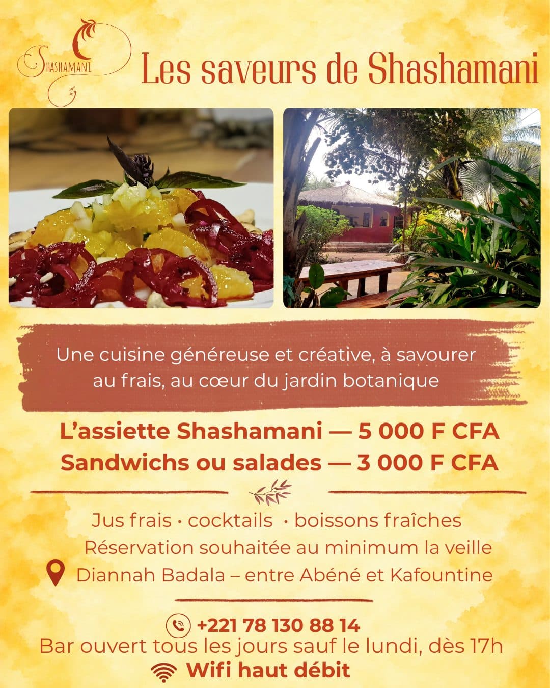 Les saveurs de Shashamani