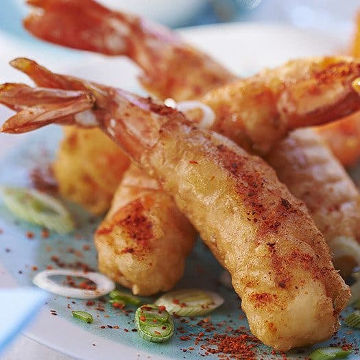 Gambas tempura