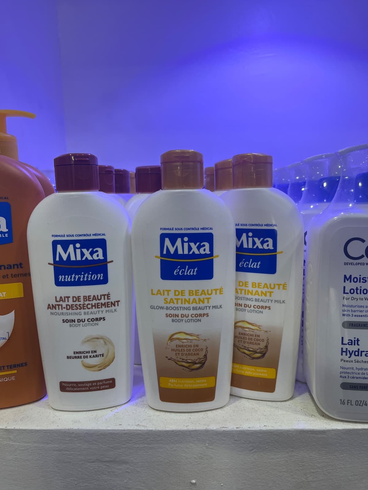 Lait de corps mixa