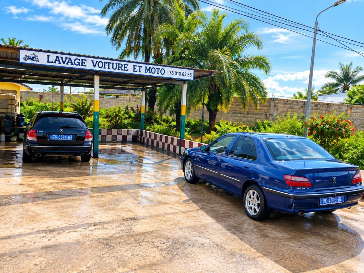 Lavage auto simple