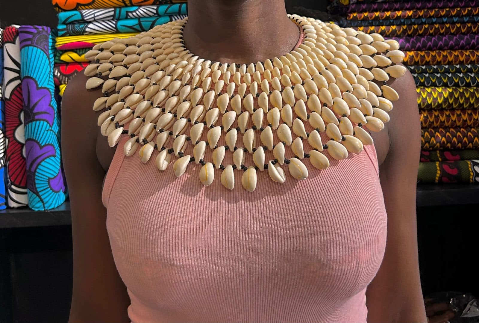Collier en cauris