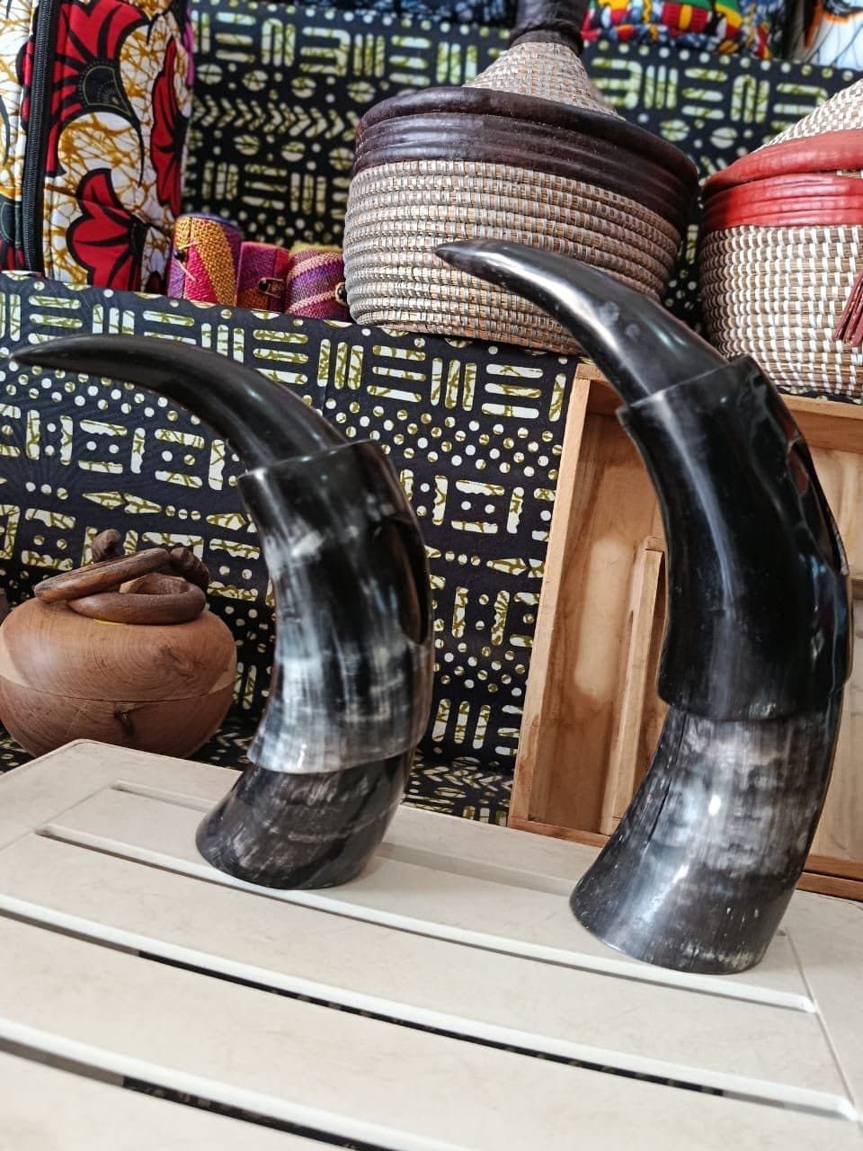 Pot en corne pour la déco