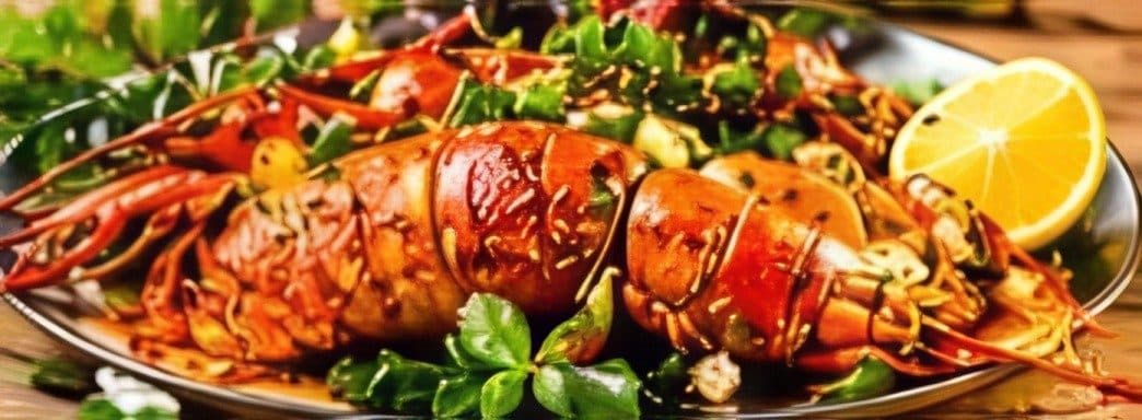 Menu langouste