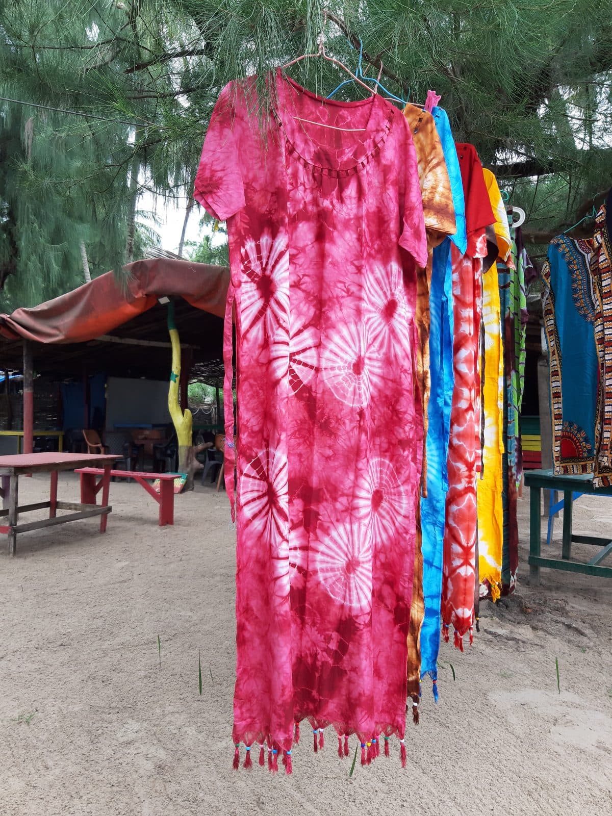Robe long batik