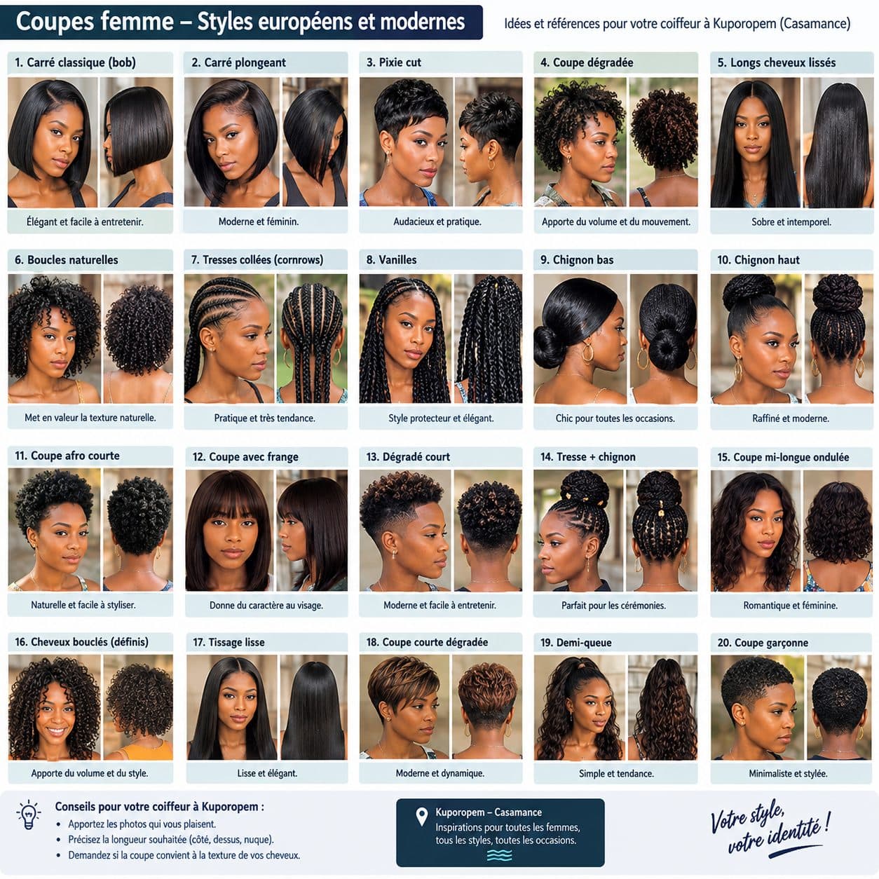 Coupe femme